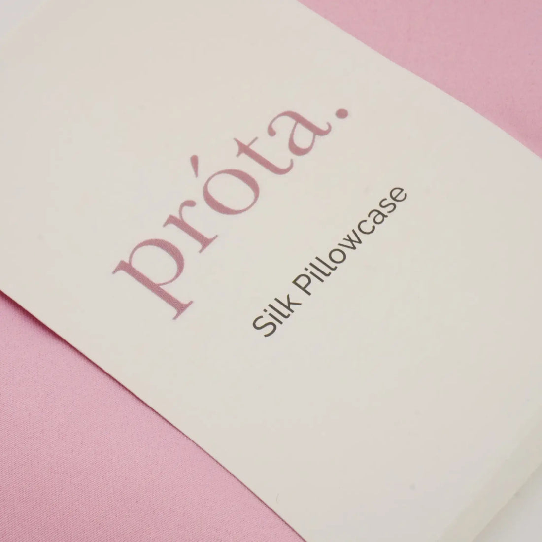 prota bundle silk pillow case
